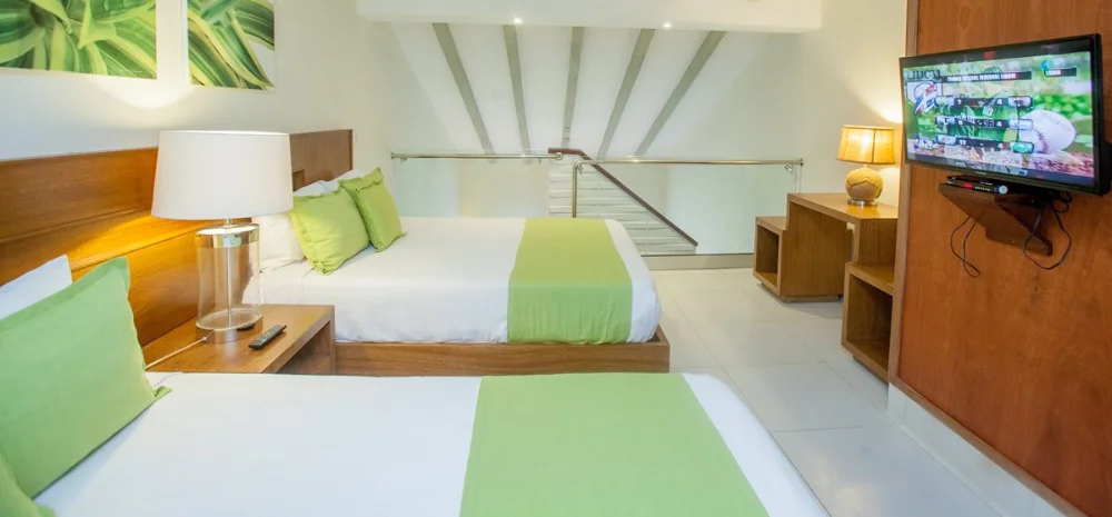 Double Beds view of Vista Sol Hotel Punta Cana.
